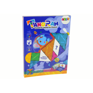 Układanka tangram 7 magnetycznych klocków