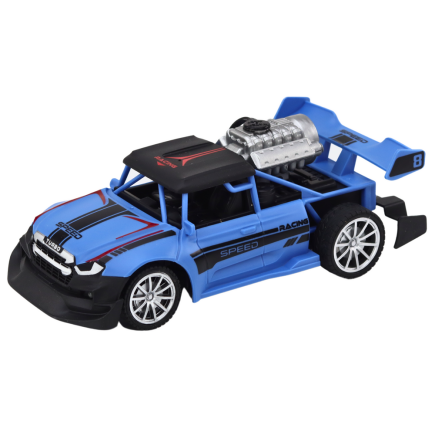 Autko RC z efektem dymnym i niebieskim światłem - EAN 5905991009948