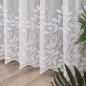 Firanka haftowana na woalu 280cm, kolor biały 001, EAN: 5907693287389
