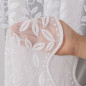 Firanka haftowana na woalu 280cm, kolor biały 001, EAN: 5907693287389
