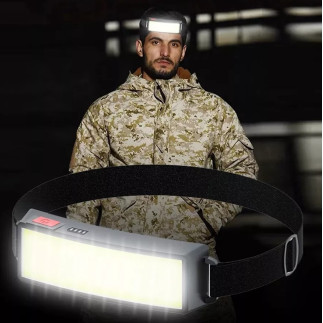 Zd84 latarka czołowa led cob