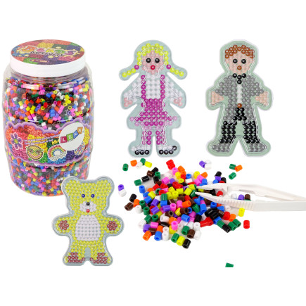 Zestaw diy koraliki do prasowania szablony 9000 sztuk