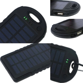 Us14 ładowarka solarna powerbank 5000mah