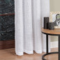 Firana gotowa na przelotkach, 140x250 cm, kolor 001 biały