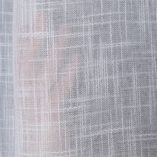 Firana gotowa na przelotkach, 140x250 cm, kolor 001 biały