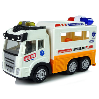 Ambulans na baterie z dźwiękiem i światłami - EAN: 5905214979577