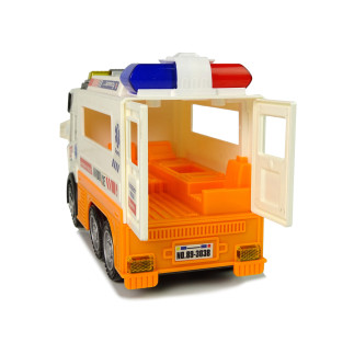 Ambulans autko na baterie światło dźwięki