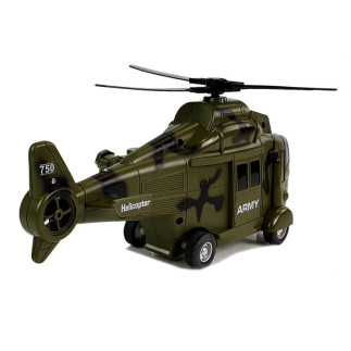 Helikopter Wojskowy Ratunkowy z Hakami, Dźwiękiem i Światłem - EAN: 5908275998990