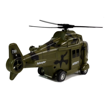 Helikopter Wojskowy Ratunkowy z Hakami, Dźwiękiem i Światłem - EAN: 5908275998990