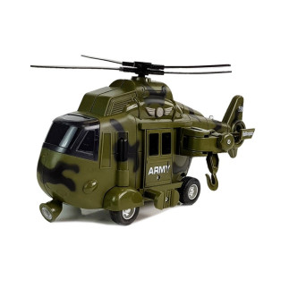 Helikopter wojskowy ratunkowy 1:16 hak dźwięk światła