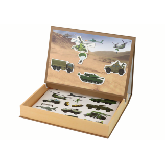 Edukacyjne Puzzle Magnetyczne - Wojna Lądowa EAN: 5905884452523