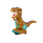 Dinozaur Tańczący z Czujnikiem Przeszkód, Światłem i Dźwiękiem - Żółty, EAN: 5905991011125