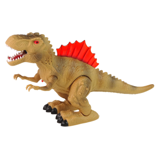 Dinozaur Ziejący Ogniem - Para Wodna Świeci na Baterie Brązowy, EAN: 5905515352000