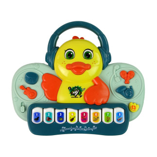Interaktywne Pianinko Kaczuszka DJ z Melodiami – EAN: 5905214973704