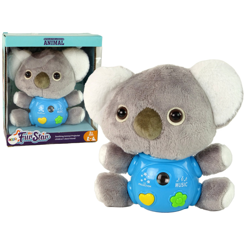Koala Projektor Dźwięki Zabawkę Interaktywną Szara EAN: 5905515357531