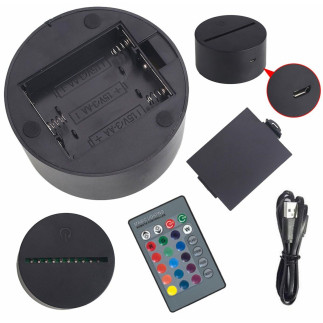 Lampka Nocna Serce 3D LED Zd98e - EAN: 5907621851347
