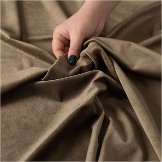 Velvi tkanina dekoracyjna, wysokość 300cm, kolor 002 brązowy