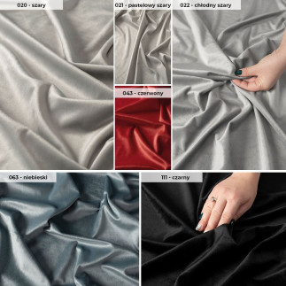 Velvi tkanina dekoracyjna, wysokość 300cm, kolor 002 brązowy