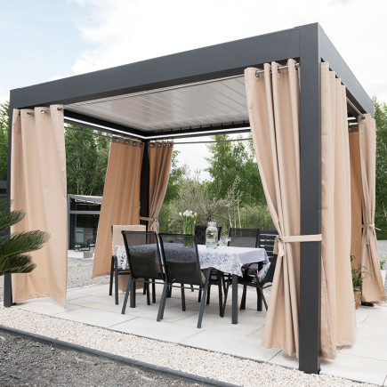 Simba tkanina dekoracyjna zewnętrzna premium, szerokość 150 cm, kolor 004 beżowy