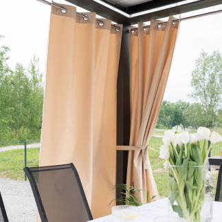 Simba tkanina dekoracyjna zewnętrzna premium, szerokość 150 cm, kolor 004 beżowy