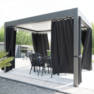 Simba Tkanina Dekoracyjna Zewnętrzna Premium 150 cm Kolor Czarny EAN: 5906450006072