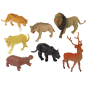 Zestaw figurek Dzikie Zwierzęta Safari - Lew, Gepard, Tygrys 34 elementy EAN: 5905214978266