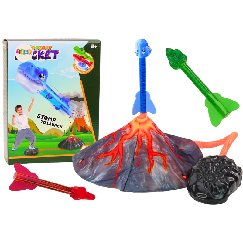 Zestaw do gry - Regulowana Wyrzutnia Rakiet Dinozaury Wulkan EAN: 5905991011088 Zestaw do gry - Regulowana Wyrzutnia Rakiet Dinozaury Wulkan EAN: 5905991011088