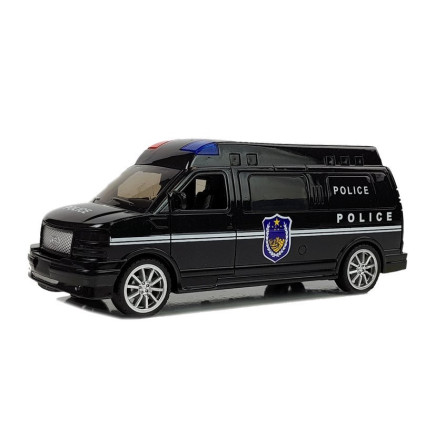 Auto policja z naciągiem i światłami oraz dźwiękiem EAN: 5905214979324