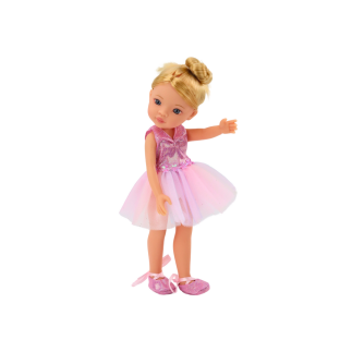 Lalka baletnica różowa w sukience, 33cm, laleczka balerina - EAN: 5905991015208