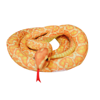 Maskotka pluszowa wąż złoty 200 cm