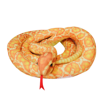 Maskotka pluszowa wąż złoty 200 cm