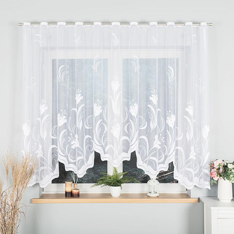 Firanka żakardowa Julianna 300x160cm Biała EAN: 5907693263116