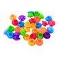 Puzzle kolorowe - zestaw 12 obrazków z przyciskami do uzupełniania, EAN: 5905991023517