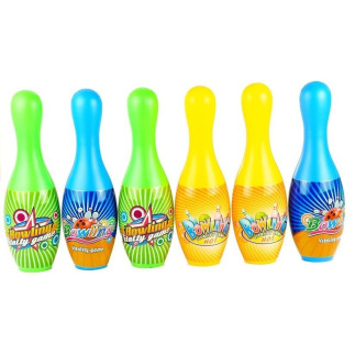 Zestaw do gry w kręgle 6 kręgli + kula sport gra