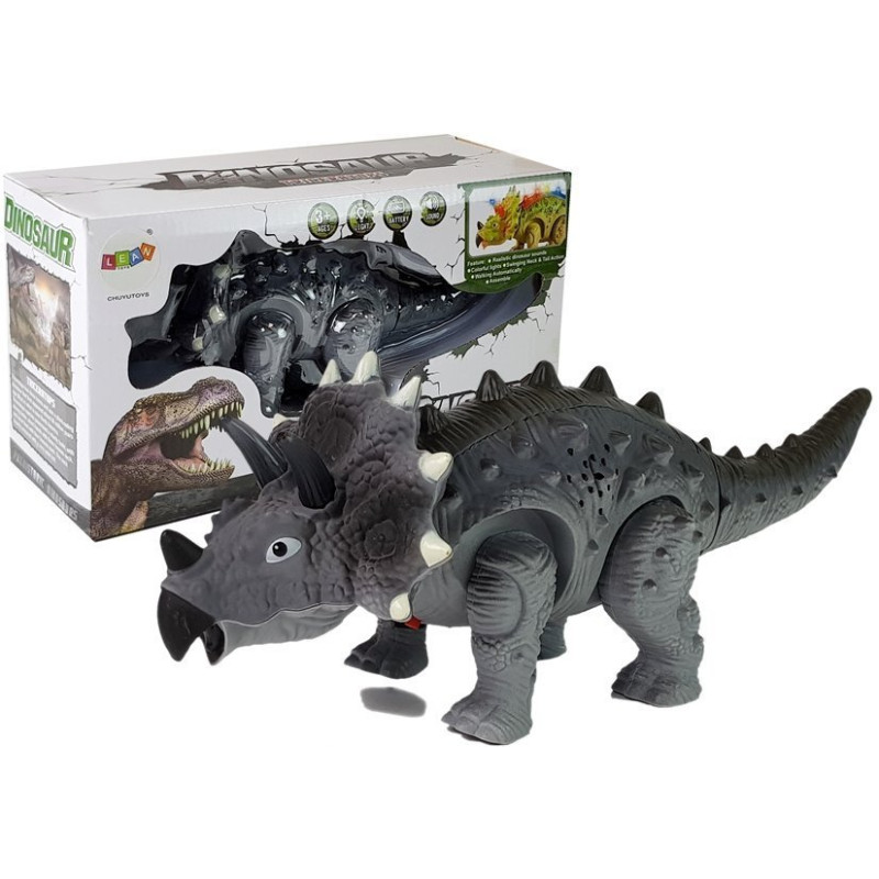 Triceratops na baterie szary – EAN: 5905214970765