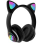 Słuchawki Bluetooth 5.0 Zs7f LED Czarny z Uszami - EAN: 5907621833312