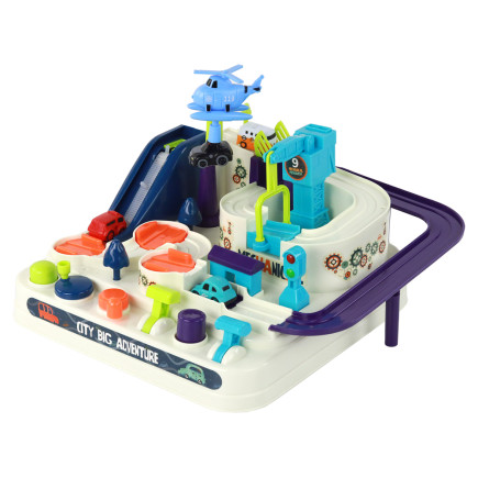 Zestaw interaktywny tor przeszkód dla samochodzików kolorowy