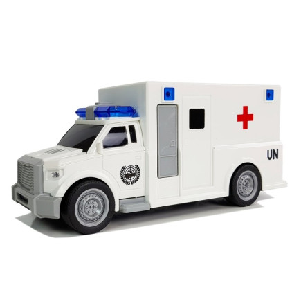 Auto ambulans z napędem karetka pogotowia 1:20 z dźwiękiem