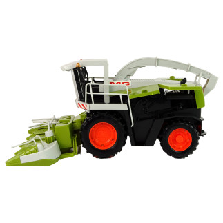 Zielony kombajn ruchome części duży mc 7166