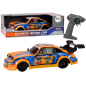 Zdalnie sterowane autko RC z gumowymi kołami drift, pomarańczowe - EAN: 5905991017226