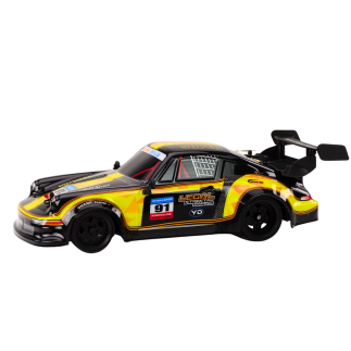 Zdalnie sterowane autko RC Drift Yellow z gumowymi kołami, EAN: 5905991017233