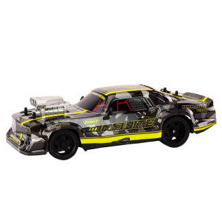 Autko zdalnie sterowane RC Drift z gumowymi kołami, czarne - EAN: 5905991017264