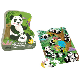 Puzzle panda las bambusowy 48 elementów