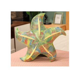 Maskotka pluszowa rozgwiazda zielona poduszka 45 cm