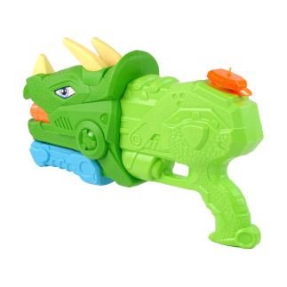 Pistolet na wodę dinosaur triceratops 1330 ml zielony zasięg 8 m