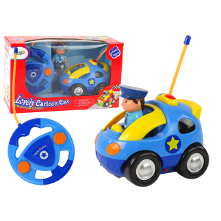 Auto dla malucha policja zdalnie sterowane r/c światło dźwięk