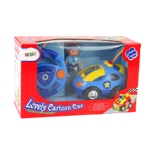 Auto dla malucha policja zdalnie sterowane r/c światło dźwięk