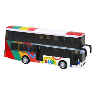 Kolorowy Dwupiętrowy Autobus Z Dźwiękami i Światełkami EAN: 5905991007173