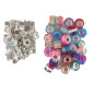 Zestaw do robienia bransoletek DIY z 90 koralikami - EAN: 5905515353311