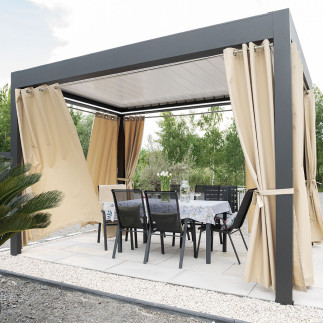 Belis Tkanina Dekoracyjna Zewnętrzna Premium 150 cm Kremowa EAN: 5906450005860